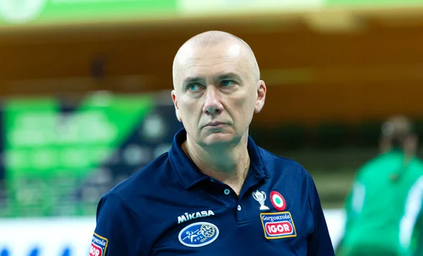 Yuzhnuy Odessa Ukr Febr 2020 Legendarische Europese Coach Massimo Barbolini — Stockfoto