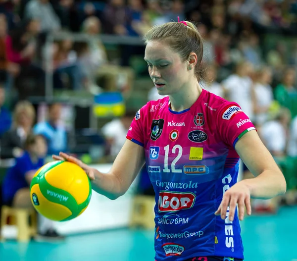 Odessa Yuzhny Ukrayna Şubat 2020 Avrupa Kadınlar Voleybol Şampiyonası Khimik — Stok fotoğraf