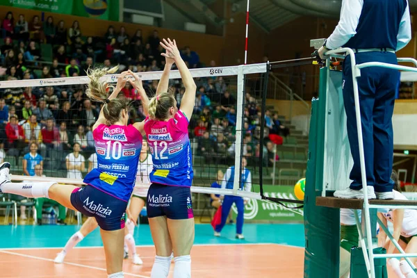 Odessa Yuzhny Ucrania Febrero 2020 Campeonato Europeo Voleibol Femenino Khimik — Foto de Stock