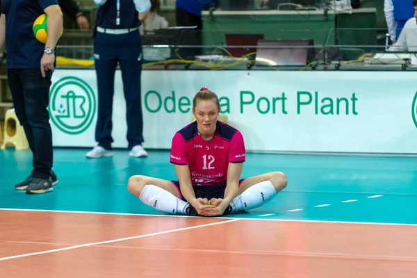 Odessa Yuzhny Ukrayna Şubat 2020 Avrupa Kadınlar Voleybol Şampiyonası Khimik — Stok fotoğraf