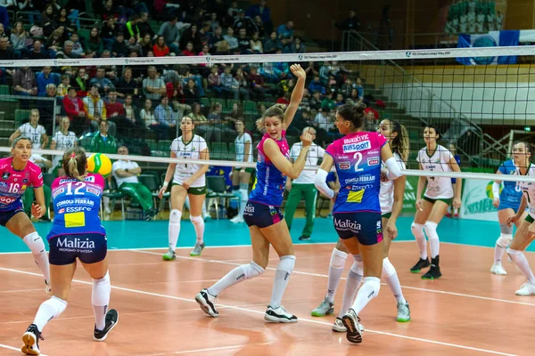 Odessa Yuzhny Ukrayna Şubat 2020 Avrupa Kadınlar Voleybol Şampiyonası Khimik — Stok fotoğraf