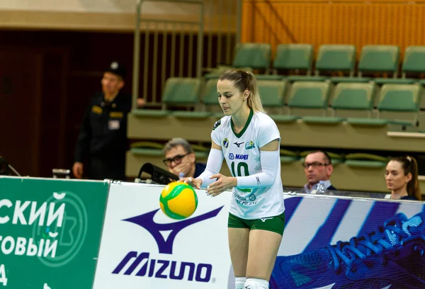 Odessa Yuzhny Ukrayna Şubat 2020 Avrupa Kadınlar Voleybol Şampiyonası Khimik — Stok fotoğraf