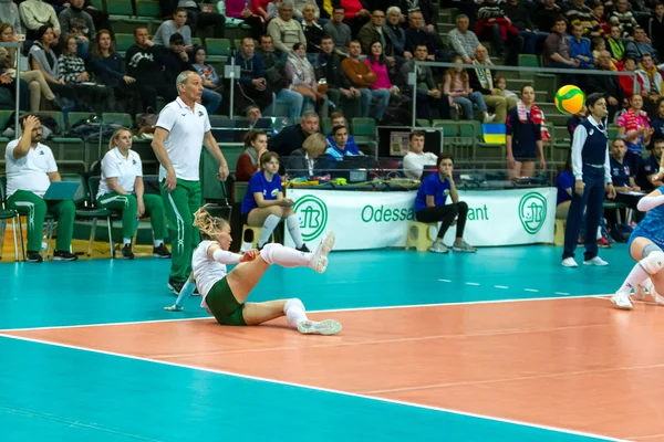 Odessa Yuzhny Ukrayna Şubat 2020 Avrupa Kadınlar Voleybol Şampiyonası Khimik — Stok fotoğraf