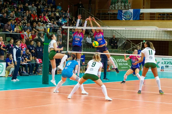 Odessa Yuzhny Ukrayna Şubat 2020 Avrupa Kadınlar Voleybol Şampiyonası Khimik — Stok fotoğraf