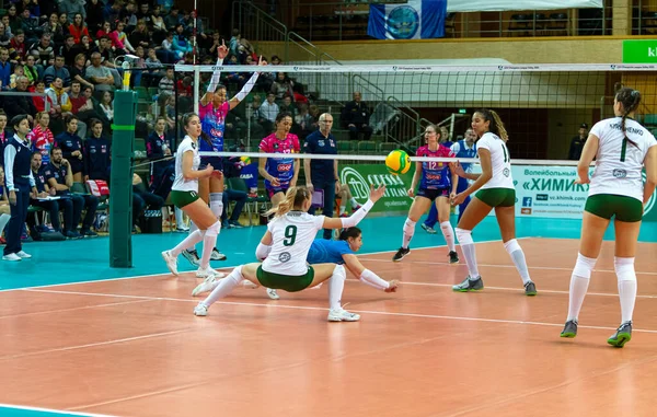 Odessa Yuzhny Ucrania Febrero 2020 Campeonato Europeo Voleibol Femenino Khimik — Foto de Stock