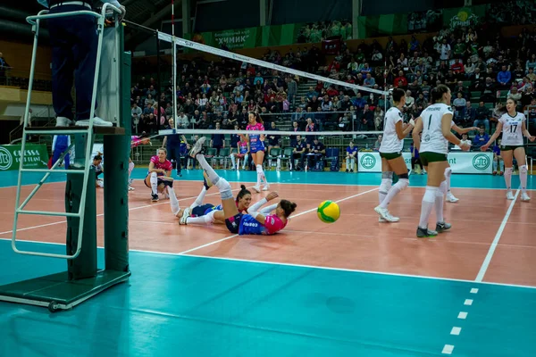 Odessa Yuzhny Ukrayna Şubat 2020 Avrupa Kadınlar Voleybol Şampiyonası Khimik — Stok fotoğraf