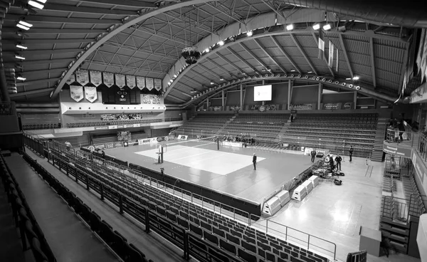 Odessa Yuzhny Ukraine Febr 2020 Campeonato Europeu Voleibol Feminino Vazio — Fotografia de Stock