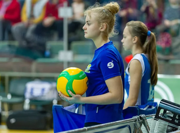 Odessa Juzhny Ukraine Febr 2020 Weibliche Volleyball Europameisterschaft Khimik Ukraine — Stockfoto