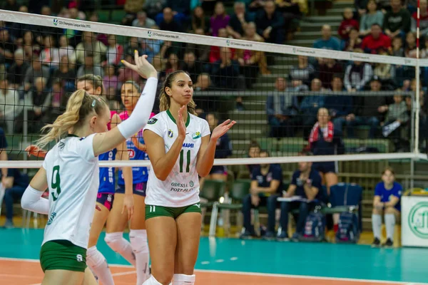 Odessa Yuzhny Ucrania Febrero 2020 Campeonato Europeo Voleibol Femenino Khimik — Foto de Stock