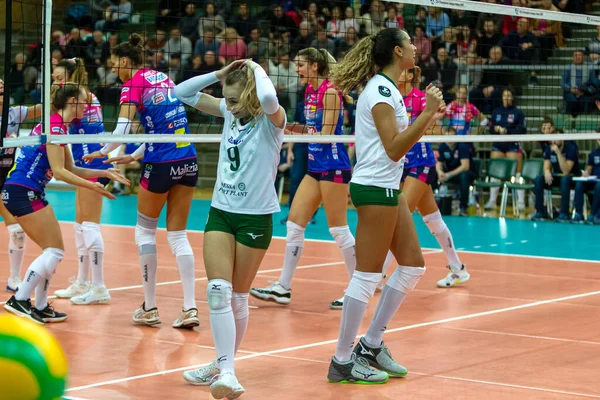 Odessa Yuzhny Ukraine Februarie 2020 Campionatul European Volei Feminin Khimik — Fotografie, imagine de stoc