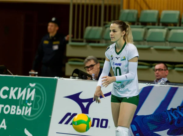 Odessa Yuzhny Ukrayna Şubat 2020 Avrupa Kadınlar Voleybol Şampiyonası Khimik — Stok fotoğraf