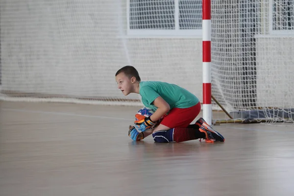 Odessa Ukraine December 2019 Little Boys Children Play Mini Football — 스톡 사진