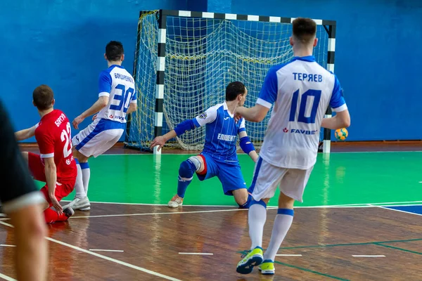 Odessa Ukrayna Cirka 2020 Futbol Yerel Takım Futbolcuları Futsal Mini — Stok fotoğraf