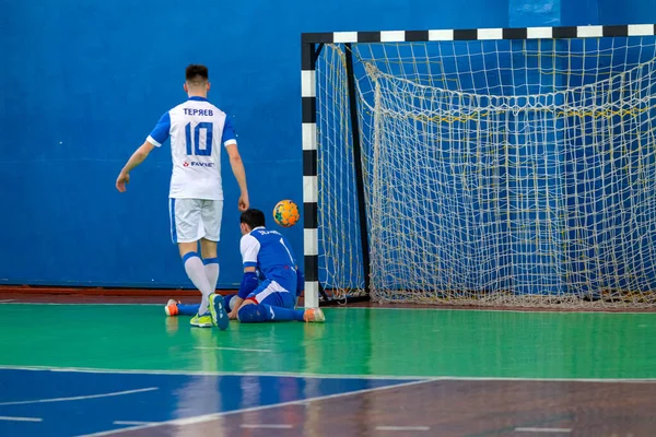 Odessa Ukrayna Cirka 2020 Futbol Yerel Takım Futbolcuları Futsal Mini — Stok fotoğraf