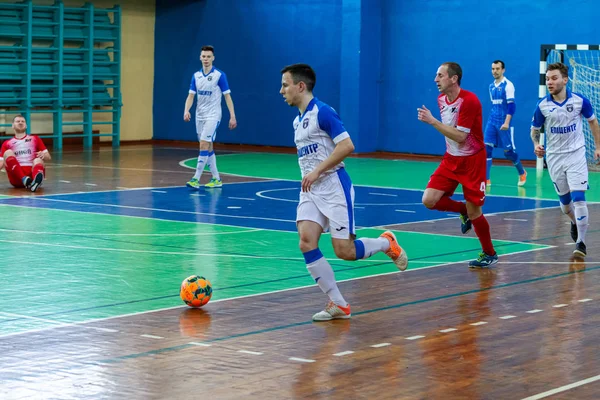 Odessa Ukrayna Cirka 2020 Futbol Yerel Takım Futbolcuları Futsal Mini — Stok fotoğraf