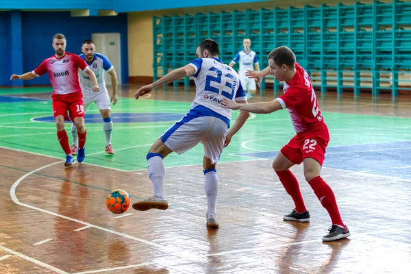 Odessa Ukraine Cirka 2020 Futebol Nacional Futebolistas Equipe Local Jogam — Fotografia de Stock