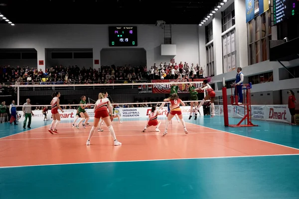 Kamenski Ukraina Februari 2020 Ukrainska Volleyboll Cup Ukraina Mästare Ukraina — Stockfoto