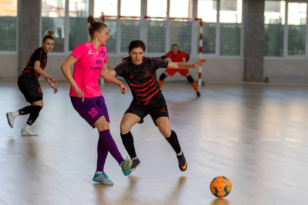 Odessa Ucrania Marzo 2020 Copa Futsal Ucrania Futsal Entre Estudiantes — Foto de Stock