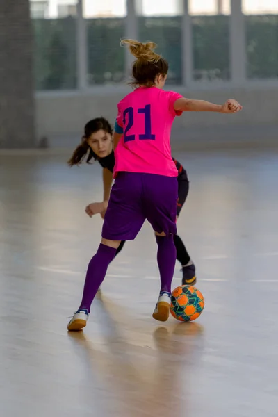 Odessa Ucrania Marzo 2020 Copa Futsal Ucrania Futsal Entre Estudiantes — Foto de Stock