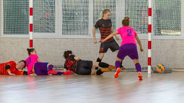 Odessa Ukraine March 2020 Futsal Cup Ukraine Futsal Students Final — 스톡 사진