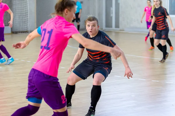 Odessa Ucrania Marzo 2020 Copa Futsal Ucrania Futsal Entre Estudiantes — Foto de Stock
