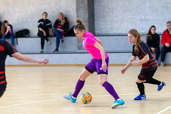 Odessa Ukraine Março 2020 Copa Futsal Ucrânia Futsal Entre Estudantes — Fotografia de Stock