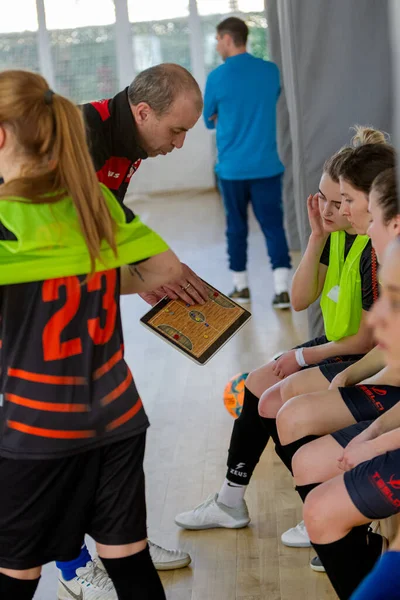 Odessa Ucrania Marzo 2020 Copa Futsal Ucrania Futsal Entre Estudiantes — Foto de Stock