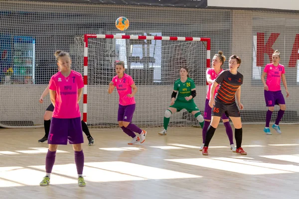 Odessa Ukraine Março 2020 Copa Futsal Ucrânia Futsal Entre Estudantes — Fotografia de Stock