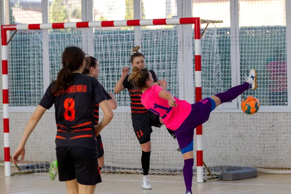 Odessa Ucrania Marzo 2020 Copa Futsal Ucrania Futsal Entre Estudiantes — Foto de Stock