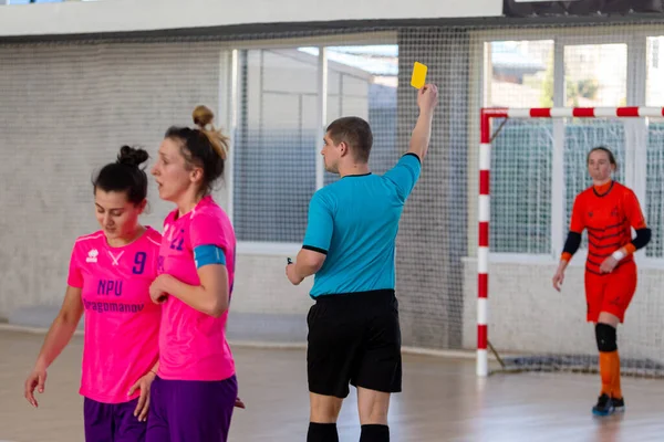 Odessa Ukraine March 2020 Futsal Cup Ukraine Futsal Students Final — Stok fotoğraf