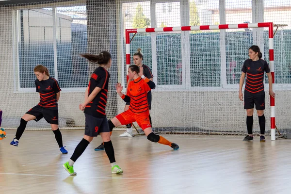 Odessa Ucrania Marzo 2020 Copa Futsal Ucrania Futsal Entre Estudiantes — Foto de Stock