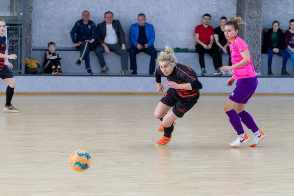 Odessa Ucrania Marzo 2020 Copa Futsal Ucrania Futsal Entre Estudiantes — Foto de Stock