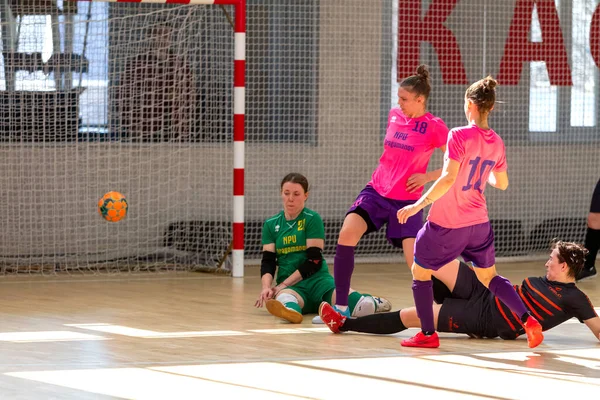 Odessa Ucrania Marzo 2020 Copa Futsal Ucrania Futsal Entre Estudiantes —  Fotos de Stock