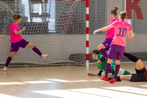 Odessa Ucrania Marzo 2020 Copa Futsal Ucrania Futsal Entre Estudiantes — Foto de Stock