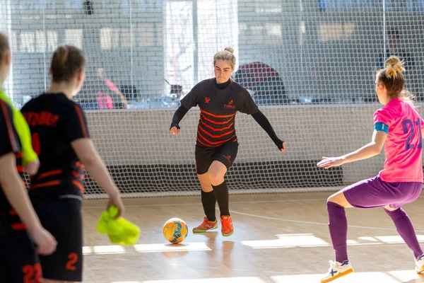 Odessa Ukraine Março 2020 Copa Futsal Ucrânia Futsal Entre Estudantes — Fotografia de Stock