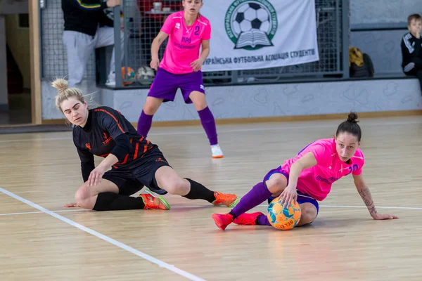 Odessa Ukraine March 2020 Futsal Cup Ukraine Futsal Students Final — Stok fotoğraf