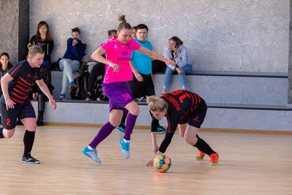 Odessa Ucrania Marzo 2020 Copa Futsal Ucrania Futsal Entre Estudiantes — Foto de Stock