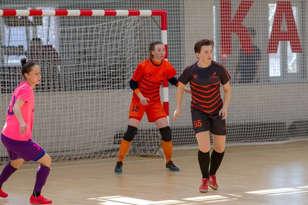 Odessa Ucrania Marzo 2020 Copa Futsal Ucrania Futsal Entre Estudiantes — Foto de Stock