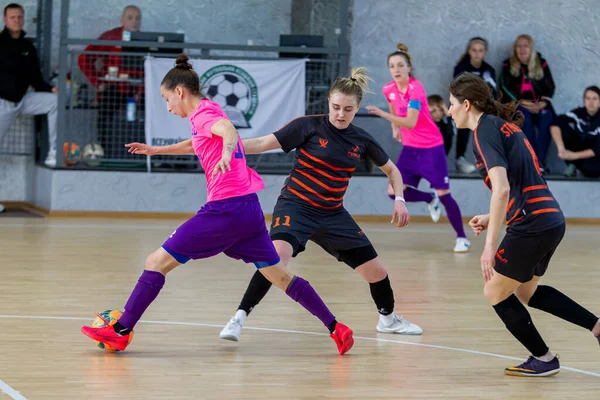 Odessa Ucrania Marzo 2020 Copa Futsal Ucrania Futsal Entre Estudiantes — Foto de Stock