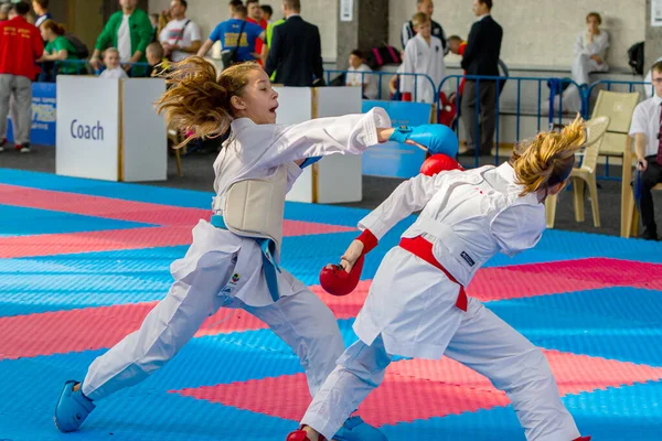 Odessa Ukraine September 2019 Karate Meisterschaft Unter Kindern Von Sportlern — Stockfoto