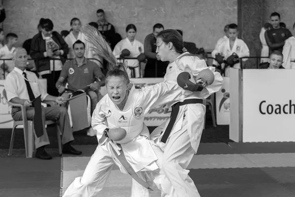 Odessa Ucraina Septembrie 2019 Campionatul Karate Rândul Copiilor Sportivilor Cei — Fotografie, imagine de stoc