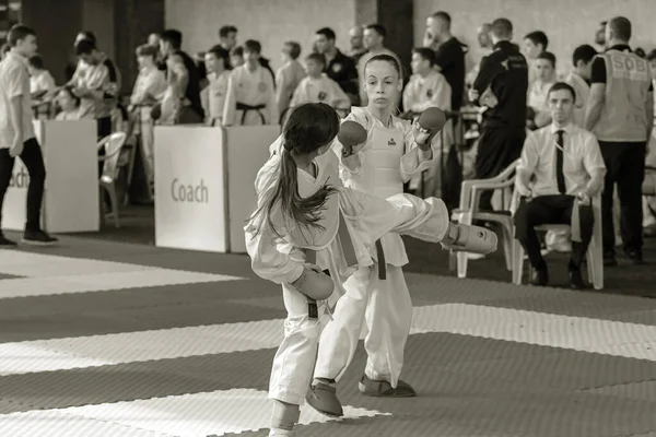 Odessa Ucrania Septiembre 2019 Campeonato Karate Entre Niños Atletas Los —  Fotos de Stock