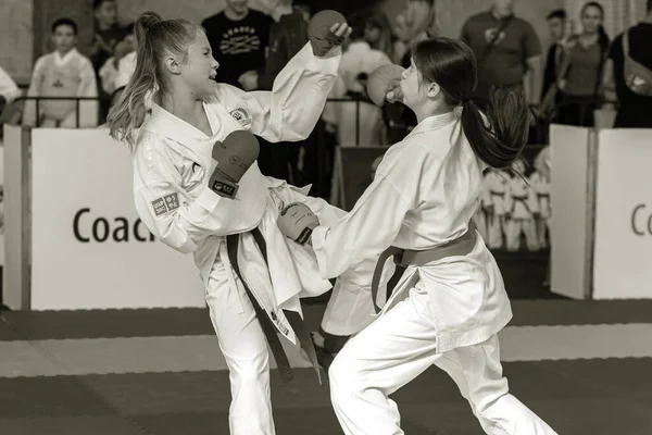 Odessa Ukrajina Září 2019 Mistrovství Světa Karate Mezi Dětmi Sportovců — Stock fotografie