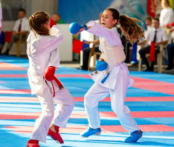 Odessa Ukraine September 2019 Karate Meisterschaft Unter Kindern Von Sportlern — Stockfoto