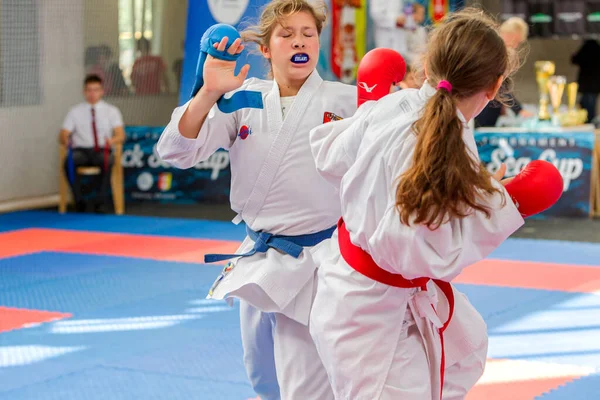 Odessa Ukraine September 2019 Karate Meisterschaft Unter Kindern Von Sportlern — Stockfoto