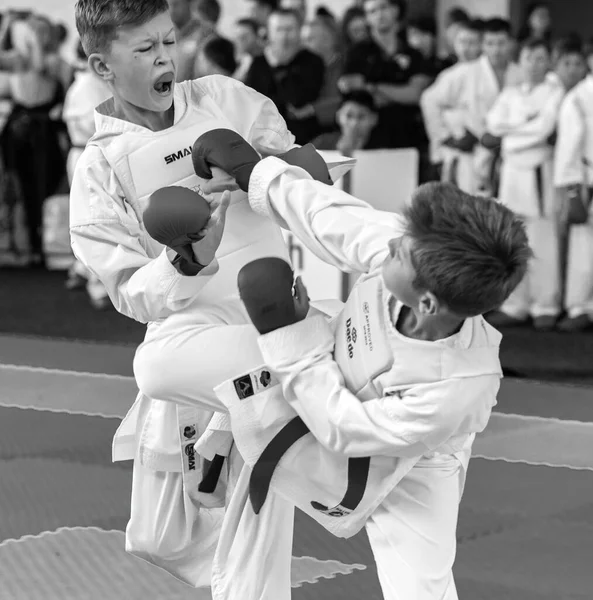 Odessa Ucraina Settembre 2019 Campionato Karate Tra Bambini Degli Atleti — Foto Stock