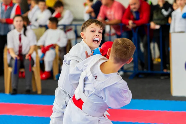 Odessa Ukraine September 2019 Karate Championship Children Athletes Best Karate — Stock Photo, Image