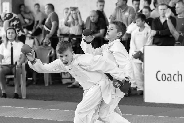 Odessa Ucraina Settembre 2019 Campionato Karate Tra Bambini Degli Atleti — Foto Stock