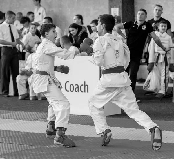 Odessa Ucrania Septiembre 2019 Campeonato Karate Entre Niños Atletas Los —  Fotos de Stock