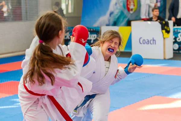 Odessa Ukraina Września 2019 Mistrzostwa Karate Wśród Dzieci Sportowców Najlepsi — Zdjęcie stockowe